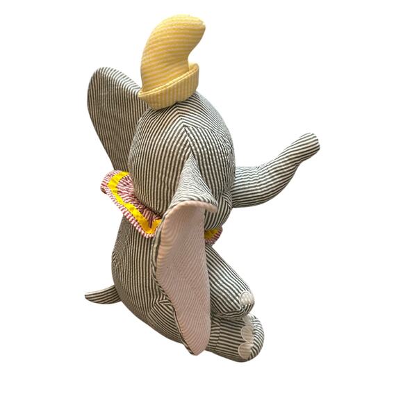 Disney Parks DUMBO Seersucker 15" Striped Collectible Plush Stuffed Animal - Picture 4 of 6